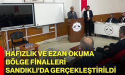 Hafızlık ve Ezan Okuma Bölge Finalleri Sandıklı’da Gerçekleştirildi