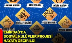 Emirdağ’da Sosyal Kulüpler Projesi Hayata Geçirildi