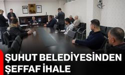 Şuhut Belediyesinden Şeffaf İhale