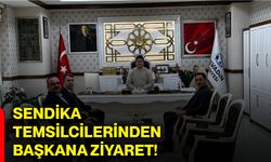 Sendika Temsilcilerinden Başkana ziyaret!