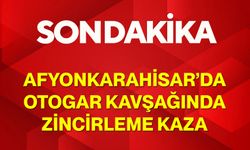 Afyonkarahisar’da Otogar Kavşağında Zincirleme Kaza