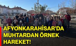 Afyonkarahisar’da muhtardan örnek hareket!