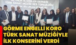Görme Engelli Koro Türk Sanat Müziğiyle İlk Konserini Verdi