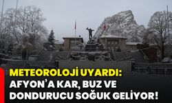 Meteoroloji uyardı: Afyonkarahisar’a kar, buz ve dondurucu soğuk geliyor!