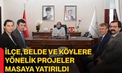 İlçe, Belde ve Köylere Yönelik Projeler Masaya Yatırıldı