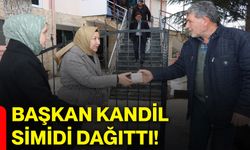 Başkan kandil simidi dağıttı!