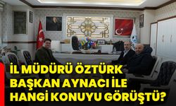 İl Müdürü Öztürk Başkan Aynacı ile hangi konuyu görüştü?