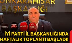İYİ Parti İl Başkanlığında Haftalık Toplantı Başladı!