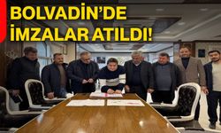 Bolvadin’de imzalar atıldı!