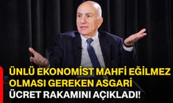 Ünlü ekonomist Mahfi Eğilmez olması gereken asgari ücret rakamını açıkladı!