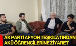 AK Parti Afyon Teşkilatından AKÜ Öğrencilerine Ziyaret