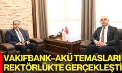VakıfBank–AKÜ Temasları Rektörlükte Gerçekleşti