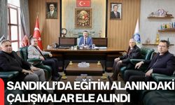 Sandıklı’da Eğitim Alanındaki Çalışmalar Ele Alındı