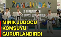 Minik Judocu komşuyu gururlandırdı
