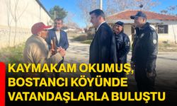 Kaymakam Okumuş, Bostancı Köyünde Vatandaşlarla Buluştu