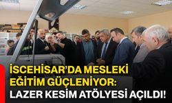 İscehisar’da mesleki eğitim güçleniyor: Lazer Kesim Atölyesi açıldı!