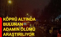 Bursa'da köprü altında bulunan adamın ölümü araştırılıyor