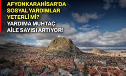 Afyonkarahisar’da sosyal yardımlar yeterli mi? Yardıma muhtaç aile sayısı artıyor!