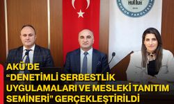 AKÜ’de “Denetimli Serbestlik Uygulamaları ve Mesleki Tanıtım Semineri” Gerçekleştirildi