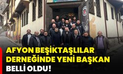 Afyon Beşiktaşlılar Derneğinde yeni başkan belli oldu!