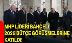 MHP Lideri Bahçeli, 2026 Bütçe Görüşmelerine Katıldı!
