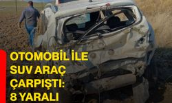 Otomobil ile SUV araç çarpıştı: 8 yaralı