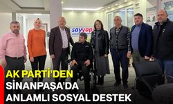 AK Parti’den Sinanpaşa’da Anlamlı Sosyal Destek