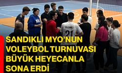 Sandıklı MYO’nun Voleybol Turnuvası Büyük Heyecanla Sona Erdi