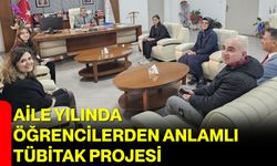 Aile Yılında Öğrencilerden Anlamlı TÜBİTAK Projesi