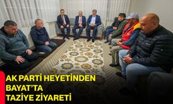 AK Parti Heyetinden Bayat’ta Taziye Ziyareti