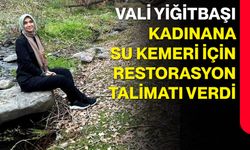 Vali Yiğitbaşı, Kadınana Su Kemeri İçin Restorasyon Talimatı Verdi