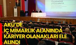 AKÜ’de İç Mimarlık Alanında Kariyer Olanakları Ele Alındı