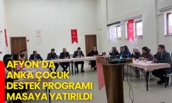 Afyon’da Anka Çocuk Destek Programı Masaya Yatırıldı