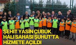 Şehit Yasin Çubuk Halı Sahası Şuhut’ta Hizmete Açıldı