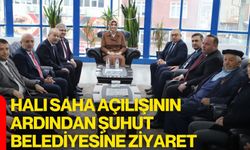 Halı Saha Açılışının Ardından Şuhut Belediyesine Ziyaret