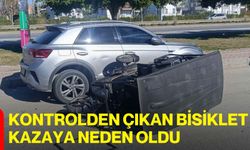 Kontrolden Çıkan Bisiklet Kazaya Neden Oldu