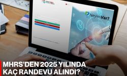 MHRS'den 2025 yılında kaç randevu alındı?