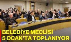 Belediye Meclisi 5 Ocak’ta Toplanıyor