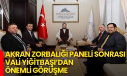 Akran Zorbalığı Paneli Sonrası Vali Yiğitbaşı’dan Önemli Görüşme
