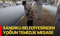 Sandıklı Belediyesinden Yoğun Temizlik Mesaisi