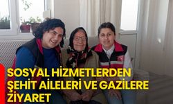 Sosyal Hizmetlerden Şehit Aileleri ve Gazilere Ziyaret
