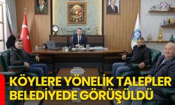 Köylere Yönelik Talepler Belediyede Görüşüldü