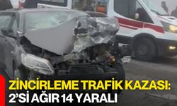 Zincirleme Trafik Kazası: 2’si Ağır 14 Yaralı