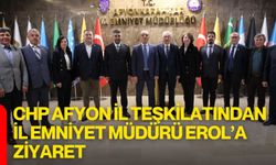 CHP Afyon İl Teşkilatından İl Emniyet Müdürü Erol’a Ziyaret