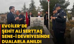 Evciler’de Şehit Ali Serttaş Sene-i Devriyesinde Dualarla Anıldı