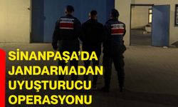 Sinanpaşa’da Jandarmadan Uyuşturucu Operasyonu