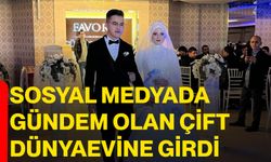 Sosyal medyada gündem olan çift dünyaevine girdi
