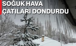 Soğuk Hava Çatıları Dondurdu