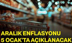 Aralık enflasyonu 5 Ocak'ta açıklanacak
