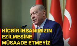 Cumhurbaşkanı Erdoğan: Hiçbir İnsanımızın Ezilmesine Müsaade Etmeyiz